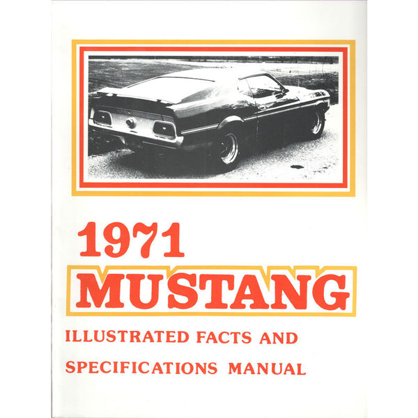 1971 Mustang Fact Book