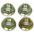 1965-1973 Mustang Automatic Transmission Flywheel Lock Nuts, 4 pcs