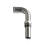1969-1970 Mustang Heater Hot Water Bypass Elbow, 428, Silver zinc