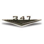 1965-1966 Mustang Fender Emblem, Engine Designation, 347