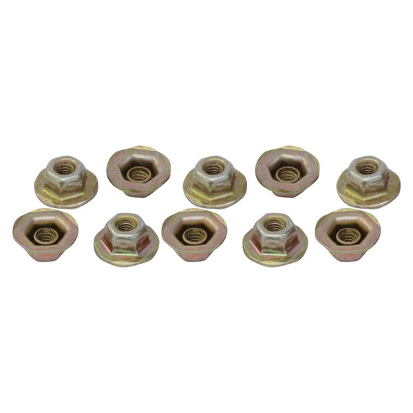 1987-1993 Mustang Rear Bumper Cover Nuts, 10 pcs
