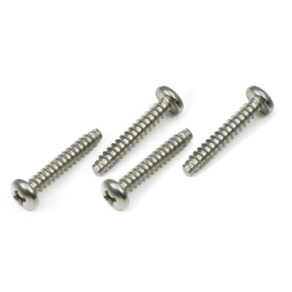 1965-1968 Mustang Parking Light Lens Screw Set, SS, 4 pcs