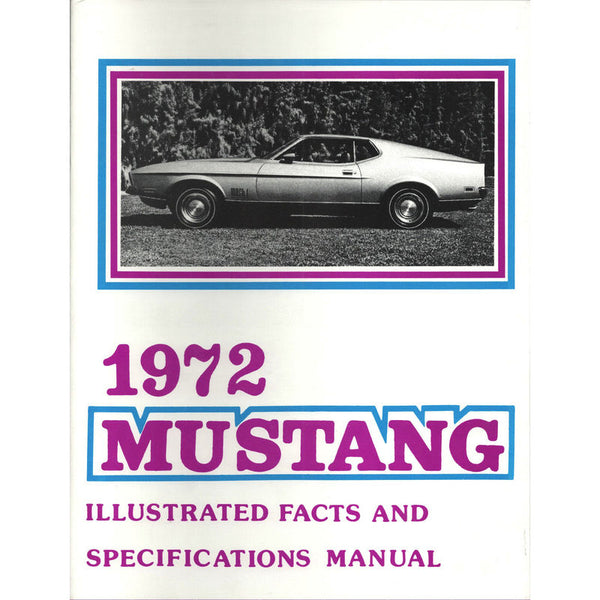 1972 Mustang Fact Book
