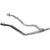 1968-1969 Mustang Single Exhaust Y-Pipe, 302, 2-1/4 inches