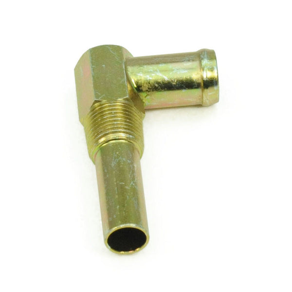 1965-1973 Mustang Heater Hot Water Bypass Elbow, 8 cyl, Small Block, Gold Zinc