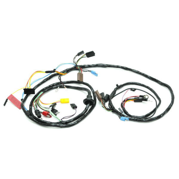 1968 Mustang Firewall To Headlight Wire Loom, w/o Tach, w/GT