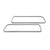 2005-2009 Mustang Rear Quarter Reflector Trims, Satin