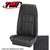 1971-1973 Mustang Two Front Buckets Upholstery, Dlx