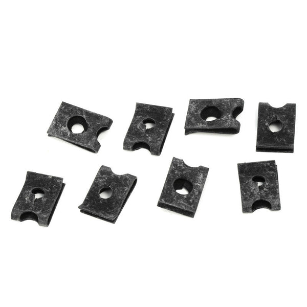 1965-1966 Mustang Headlight Door Retainer Clip Set, 8 pcs