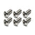 1970-1973 Mustang Headlight Retainer Ring Mounting Screw Set, SS, 6 pcs