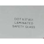 1964-1968 Mustang Front Windshield, Clear, w/o Shaded Band