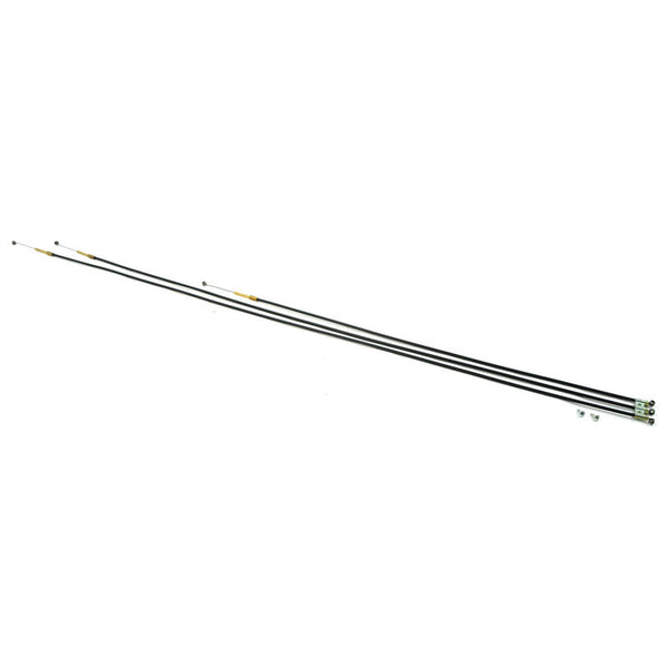 1967-1968 Mustang Heater, Temp & Defroster Cables, w/metal ends