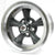 1965-1973 Mustang Torq Thrust D Wheel, 15X8.5, Gun Metal, w/Machined Lip