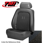 Black 1969 Mustang Two Front Buckets Upholstery, Std