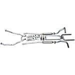 1967 Mustang Exhaust Kit, Dual Exhaust, 8 cyl, 390, 2 inches, transverse