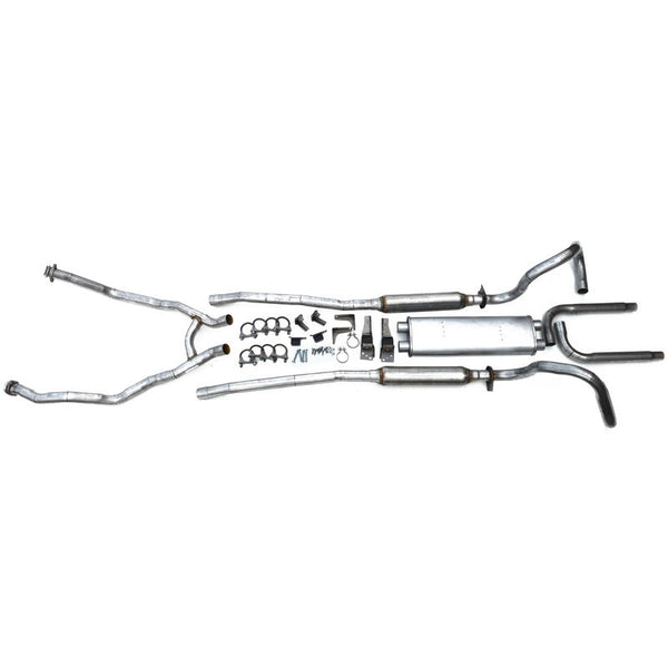 1967 Mustang Exhaust Kit, Dual Exhaust, 8 cyl, 390, 2 inches, transverse