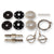 1964-1973 Mustang Hood Pin Kit, Billet Stainless Steel
