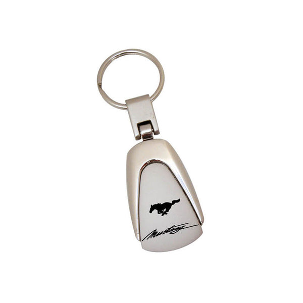 Mustang Running Horse & Mustang Script Key Ring