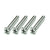 1969-1970 Mustang Convertible Sunvisor Bracket Screw Set, 4 pcs