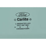 1965-1968 Mustang Windshield, Tinted, Ford Carlite