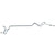 1968-1970 Mustang Trans Oil Cooler Lines, 8 cyl, C6, Late 68, SS