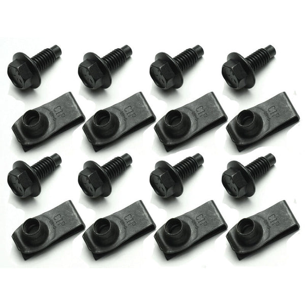 1967-1968 Mustang Front Valance Mounting Kit, 16 pcs