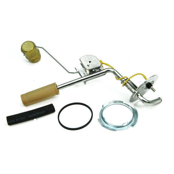 1965-1968 Mustang Fuel Sending Unit, 3/8 inches, Stainless Steel, w/Brass Float, Concours