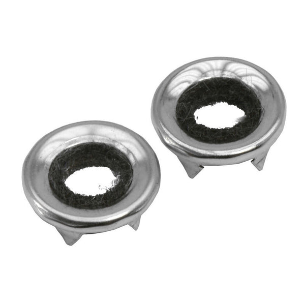 1969-1973 Mustang Door Lock Knob Grommets, 63D, 65D, Stainless Steel