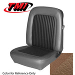 Coupe / Saddle 1968 Mustang Two Front Buckets & Rear Seat Upholstery, Standard