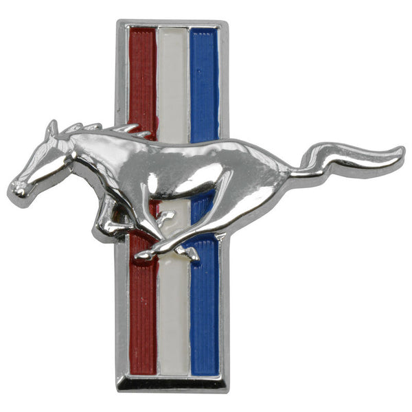 1965-1966 Mustang Glove Box Emblem, Flat