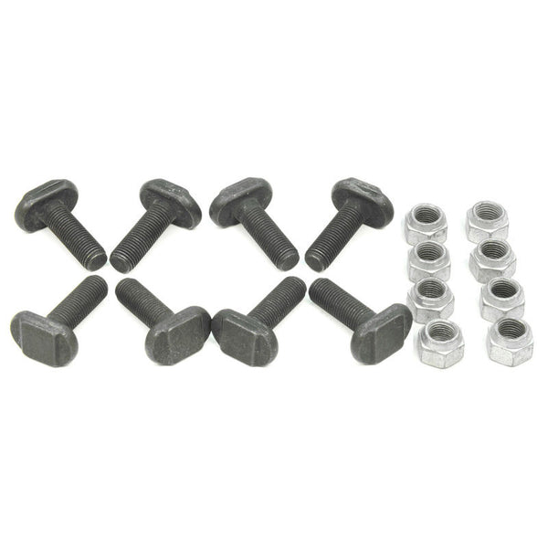 1965-1968 Mustang Axle Retainer Plate Hardware Kit, 8 cyl, 16 pcs