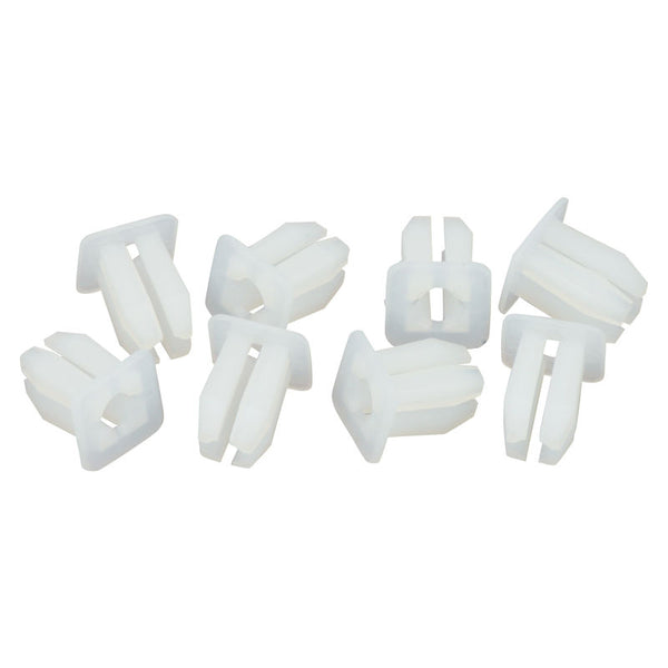 1967-1973 Mustang Headlight Bucket Nylon Sleeve Nuts, 8 pcs