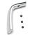 1971-1972 Mustang Front Fender Front Molding, RH, Chrome