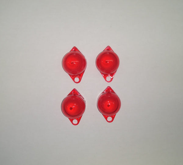 1965-1966 Mustang Instrument Panel Filter Set, Red, 4 pcs