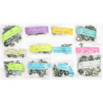 1967-1968 Mustang Under Hood Detailing Fastener Kit, Stainless Steel, 129 pcs