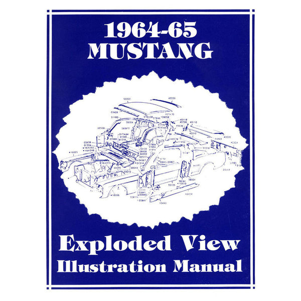 1964-1965 Mustang Exploded View Illustration Manual