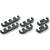 1979-2000 Mustang Ford Racing Spark Plug Wire Loom Dividers, Black, 6 pcs