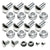 1969 Mustang Bumper Bolt Kit, Front & Rear, 22 pcs