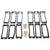 1968 Mustang Tail Light Bezel Kit, Incl. 6 bezels, 6 pads & 12 studs