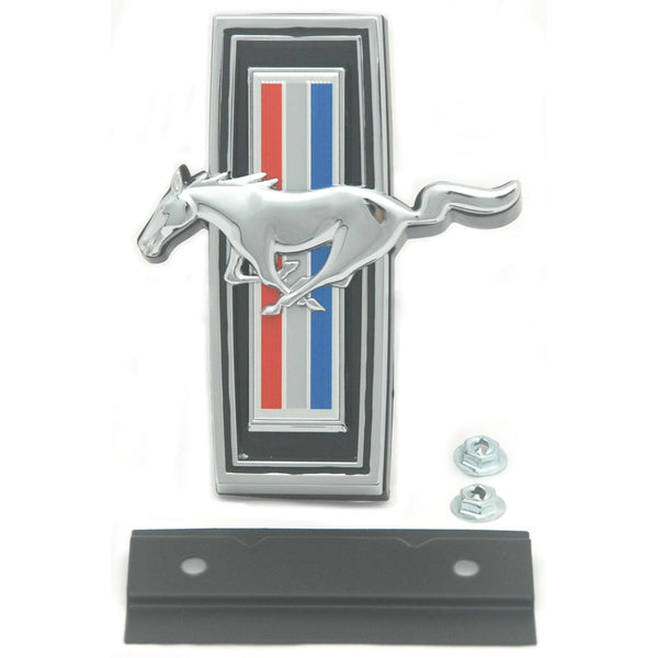 1969 Mustang Grille Ornament, Running Pony, w/Bracket