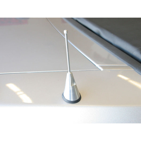 2010 Mustang Billet Antenna, 4 inches long, incl Base & Mount
