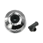 1968-1970 Mustang Oil Filler Cap, Chrome, w/Autolite Logo, Closed Emissions