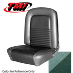 Fastback / Turquoise 1967 Mustang Two Front Buckets & Rear Seat Upholstery, Standard