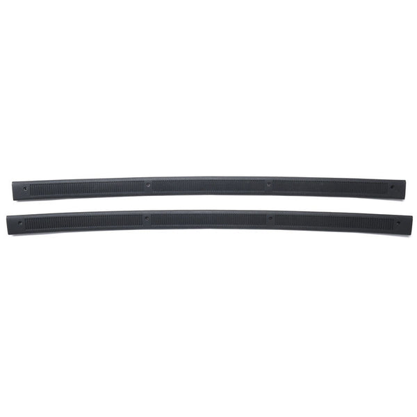 1979-1986 Mustang Door Sill Plates, Charcoal Gray
