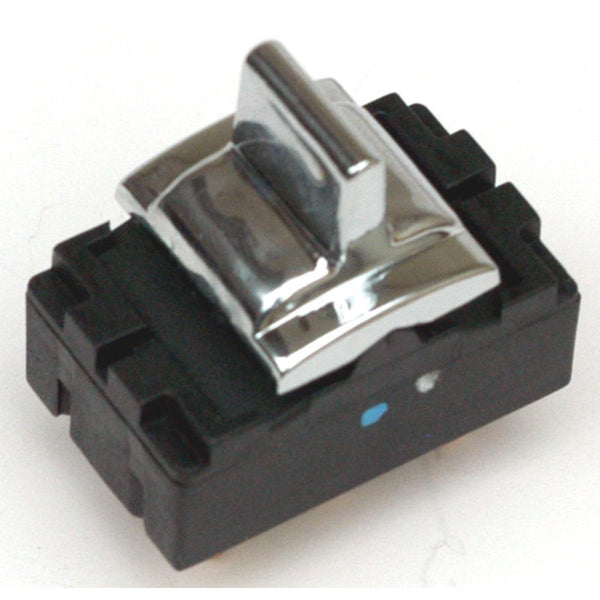 1979-1986 Mustang Power Window Switch, Chrome, RH or LH, exc GT & SVO