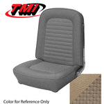 Convertible / Parchment 1966 Mustang Two Front Buckets & Rear Seat Upholstery, Standard