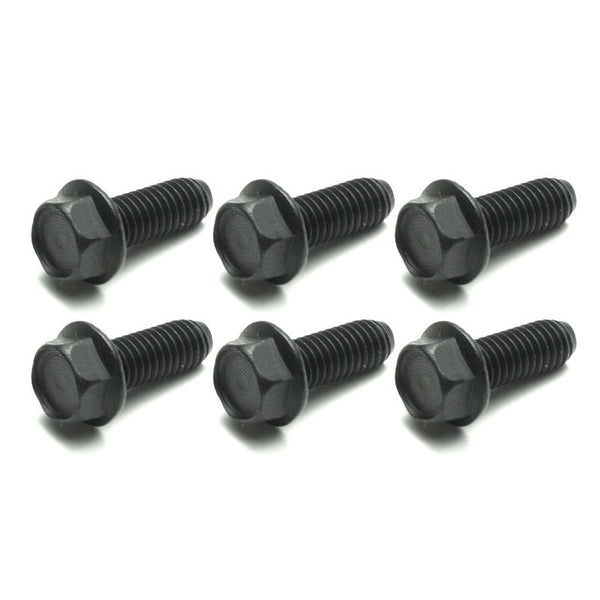 1965-1970 Mustang Convertible Plate Mounting Bolt Set, At middle of under carriage, 6 pcs