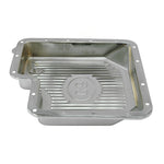 1967-1973 Mustang Transmission Pan, C6, Chrome, with Drain Plug