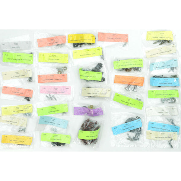 1965-1966 Mustang Master Interior Fastener Kit, Conv, Std, 214 pcs
