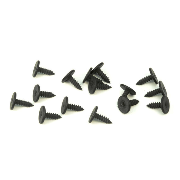 1969-1970 Mustang Convertible Well Liner Screw Set, Black, 15 pcs